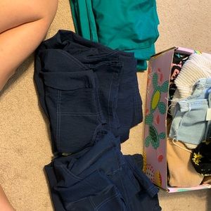 2 pairs of scrubs